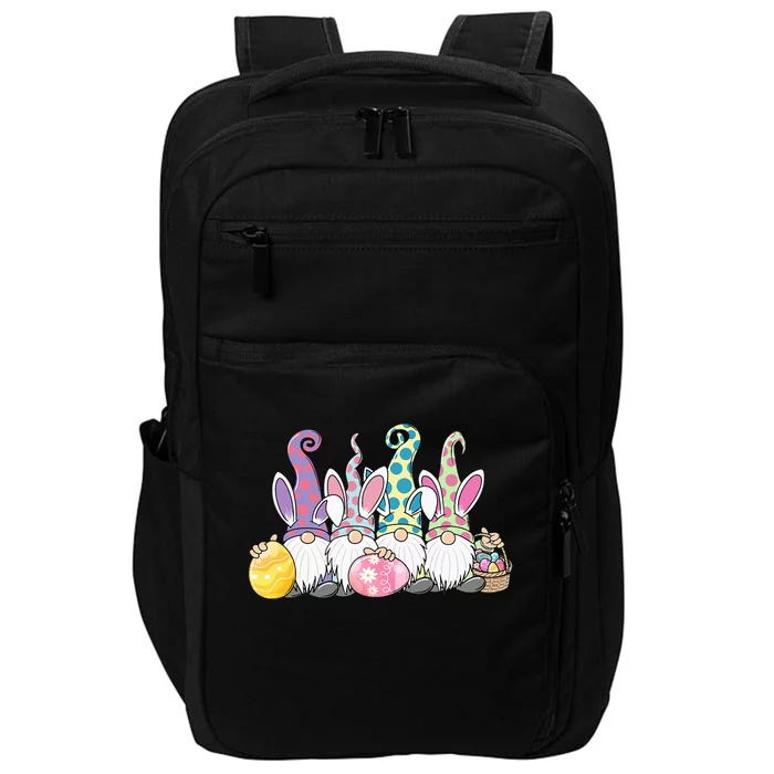 Easter Bunny Gnome Easter Eggs Hunting Impact Tech Backpack