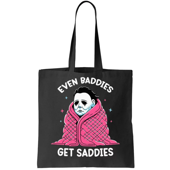 Even Baddies Get Saddies Raccoon Funny Oddly Specific Meme Tote Bag