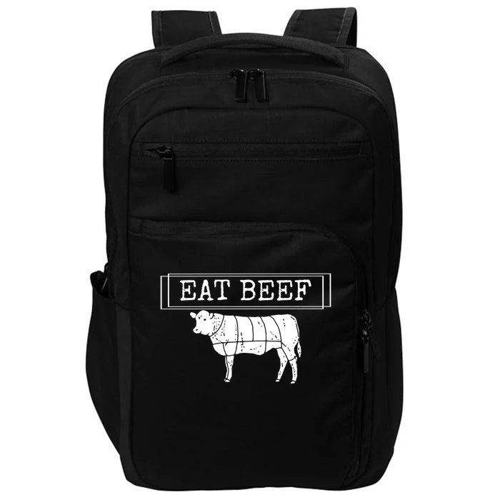 Eat Beef Gift Impact Tech Backpack