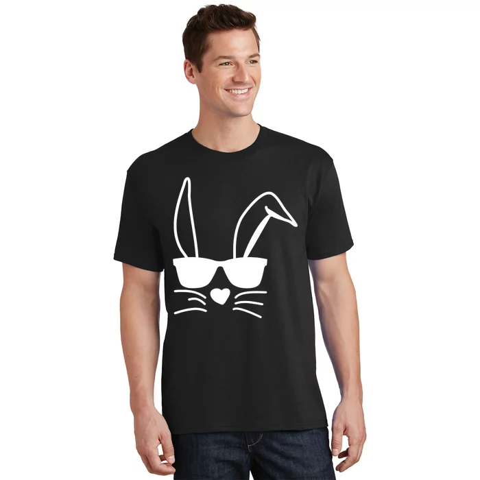 Easter Boy Girl Hip Easter Bunny Sunglasses T-Shirt