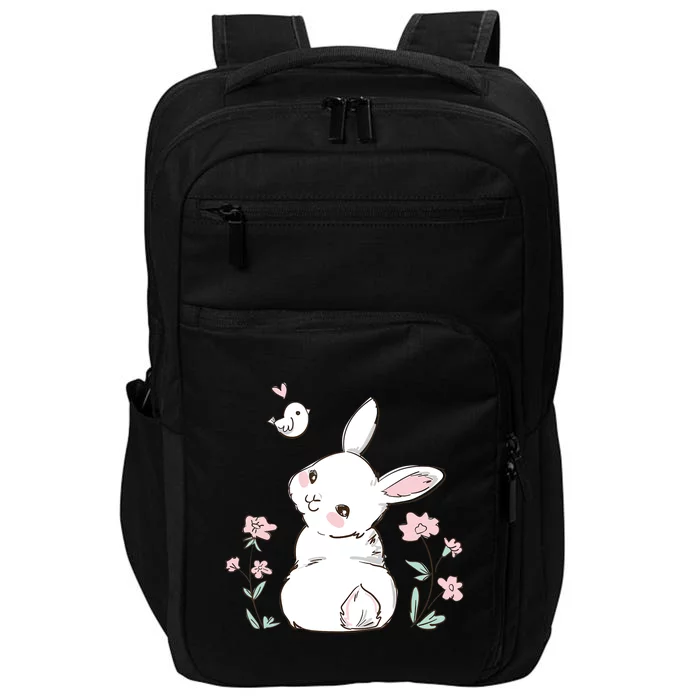 Easter Bunny Girl Ladies Easter Easter Gift Impact Tech Backpack