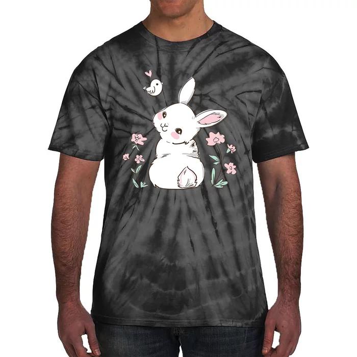 Easter Bunny Girl Ladies Easter Easter Gift Tie-Dye T-Shirt