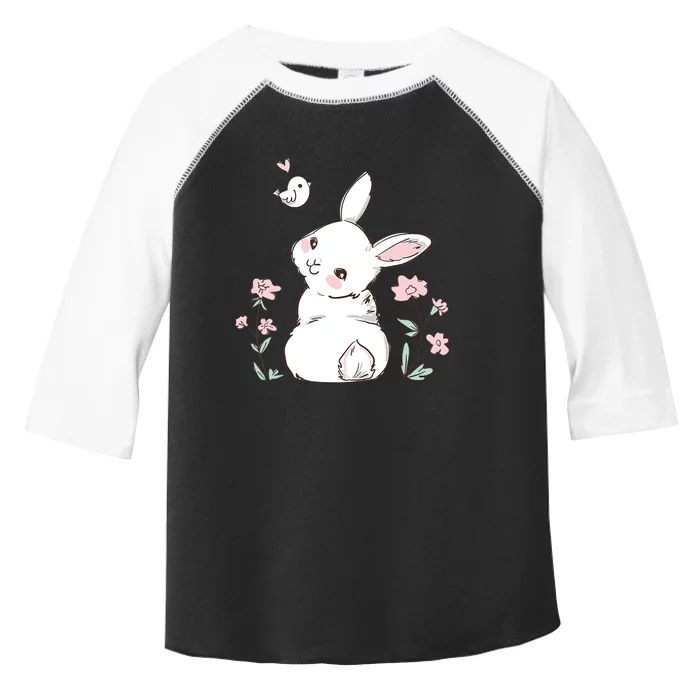 Easter Bunny Girl Ladies Easter Easter Gift Toddler Fine Jersey T-Shirt