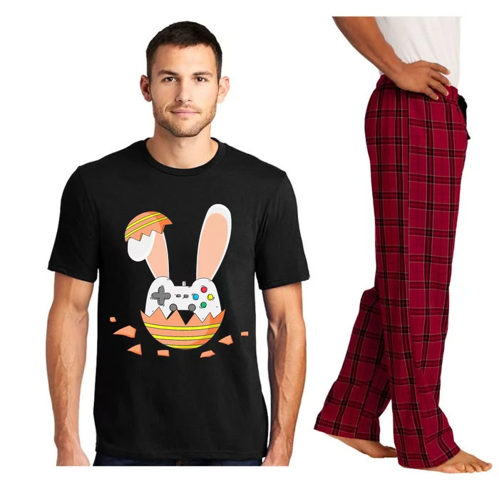 Easter Bunny Gamer Controller Gaming Video Game Pajama Set