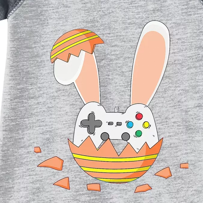 Easter Bunny Gamer Controller Gaming Video Game Infant Baby Jersey Bodysuit