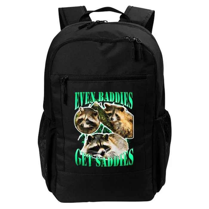 Even Baddies Get Saddies Racoon Daily Commute Backpack