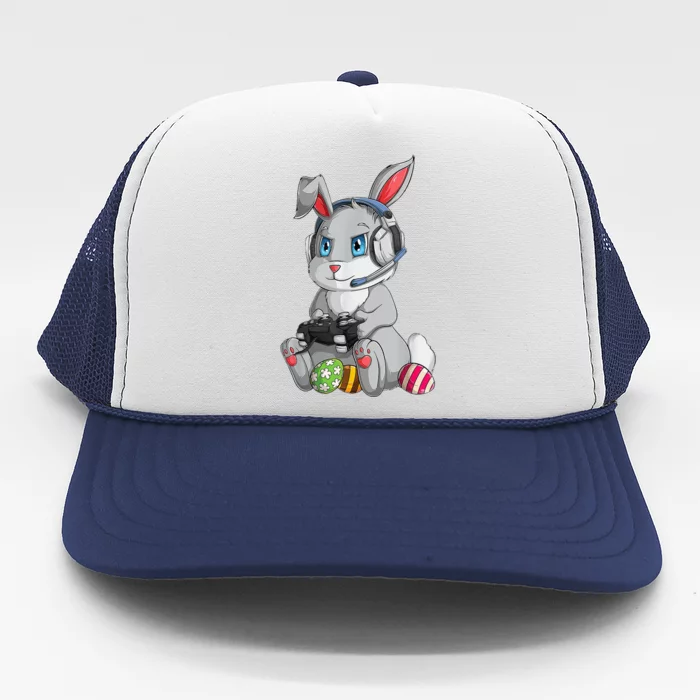 Easter Bunny Gamer Trucker Hat