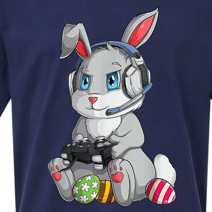 Easter Bunny Gamer Sueded Cloud Jersey T-Shirt