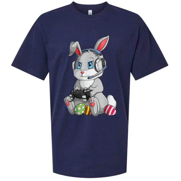 Easter Bunny Gamer Sueded Cloud Jersey T-Shirt