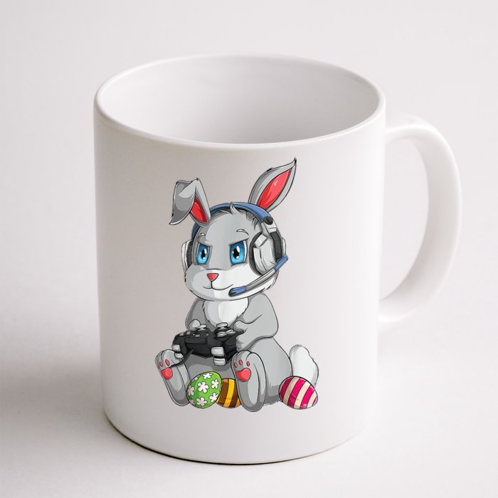 Easter Bunny Gamer Front & Back Coffee Mug