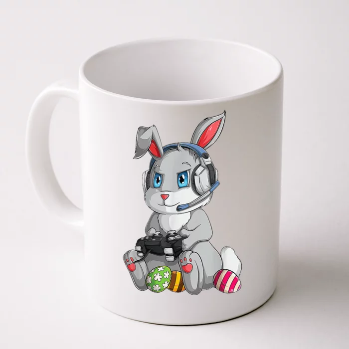 Easter Bunny Gamer Front & Back Coffee Mug