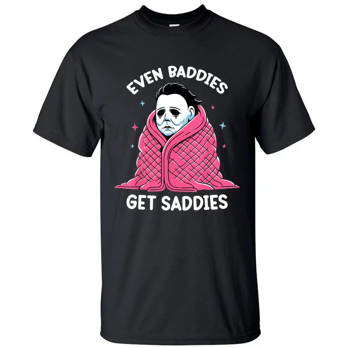 Even Baddies Get Saddies Raccoon Funny Oddly Specific Meme Tall T-Shirt