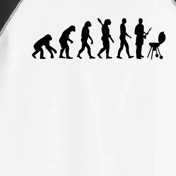 Evolution Barbecue Gift Toddler Fine Jersey T-Shirt