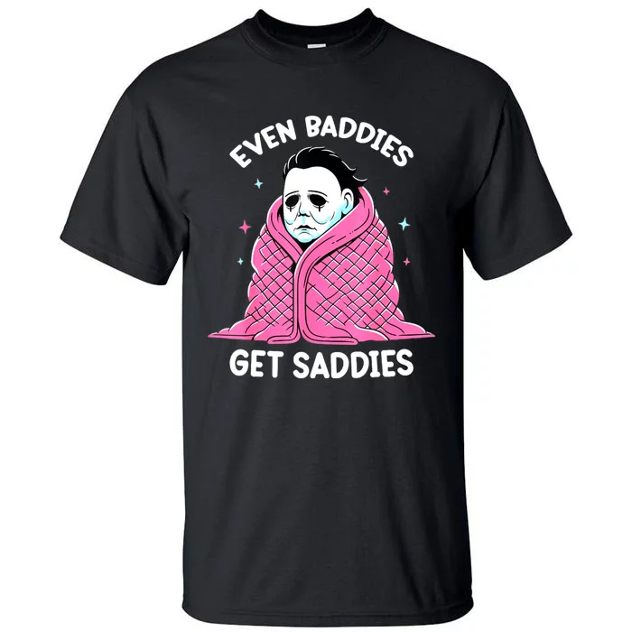 Even Baddies Get Saddies Raccoon Funny Oddly Specific Meme Tall T-Shirt