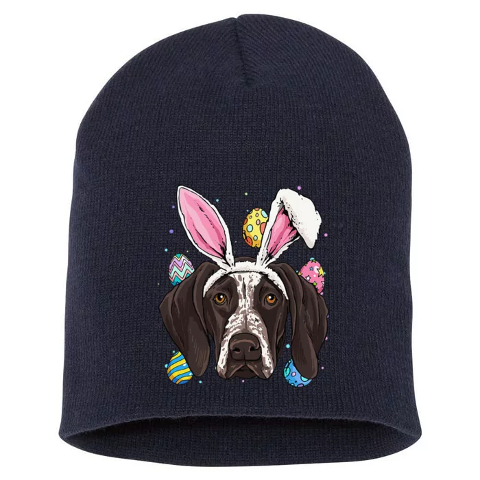 Easter Bunny German Shorthaired Pointer GSP Puppy Dog Lover Short Acrylic Beanie