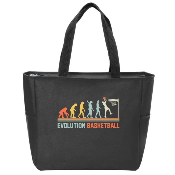 Evolution Basketball Gift For Basketball Gift Bball Zip Tote Bag