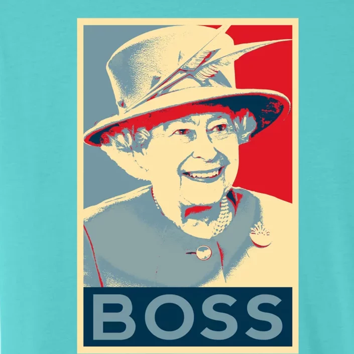 Elizabeth Boss Her Royal Highness Queen Of England Gift ChromaSoft Performance T-Shirt