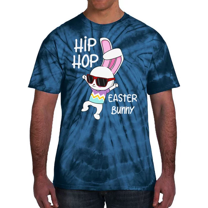 Easter Bunny Hip Hop Gift Funny Music Tie-Dye T-Shirt