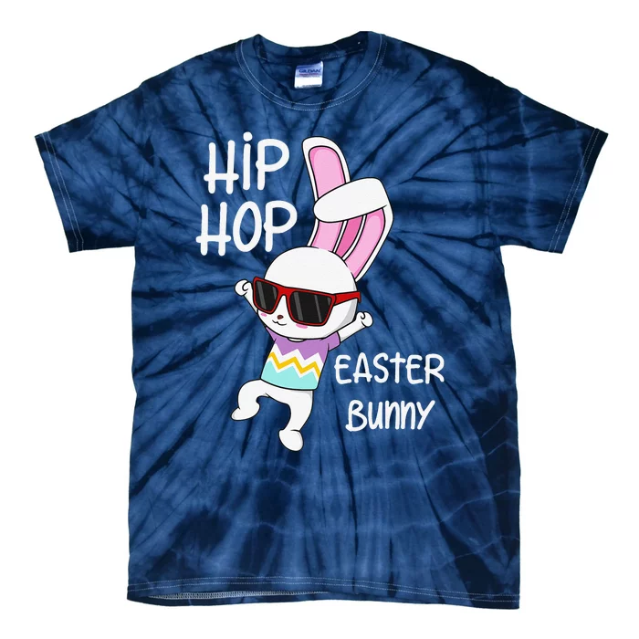 Easter Bunny Hip Hop Gift Funny Music Tie-Dye T-Shirt