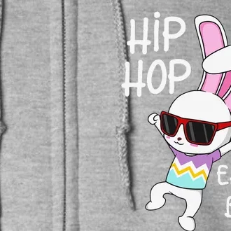 Easter Bunny Hip Hop Gift Funny Music Full Zip Hoodie