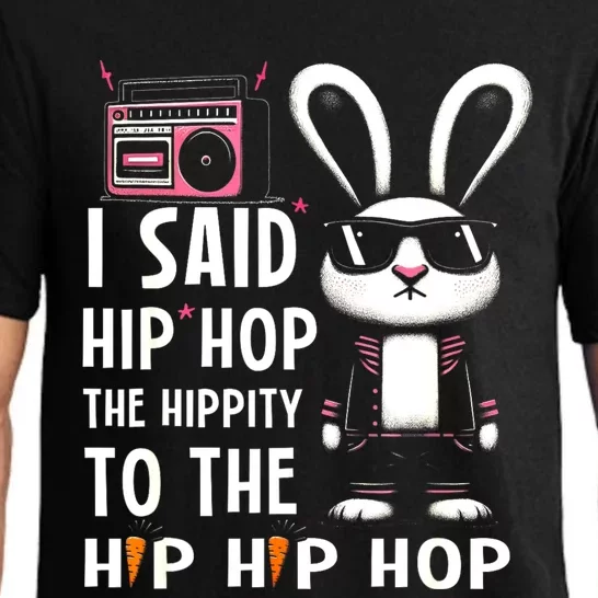 Easter Bunny Hip Hop Hippity Funny Women Pajama Set