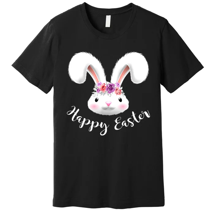 Easter Bunny Happy Eggs Hunt Rabbit Easter Day Premium T-Shirt