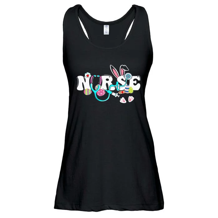 Every Bunnys Is Favorite Nurse Cute Bunnies Easter Ladies Essential Flowy Tank