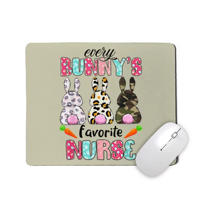 Every Bunnys Is Favorite Nurse Cute Bunnies Easter Mousepad