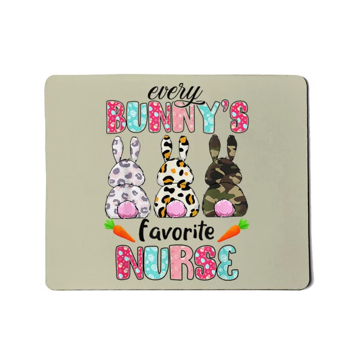 Every Bunnys Is Favorite Nurse Cute Bunnies Easter Mousepad