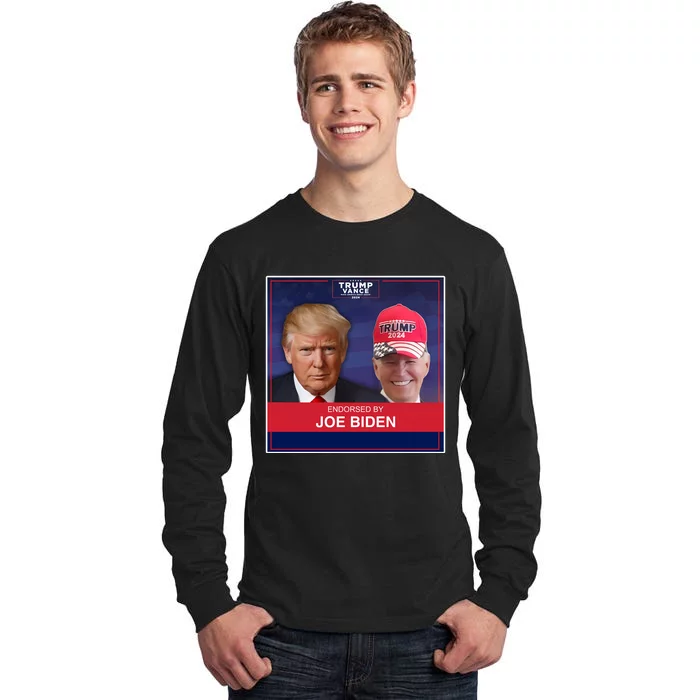 Endorsed By Joe Biden Tall Long Sleeve T-Shirt