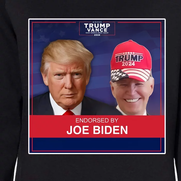 Endorsed By Joe Biden Womens California Wash Sweatshirt