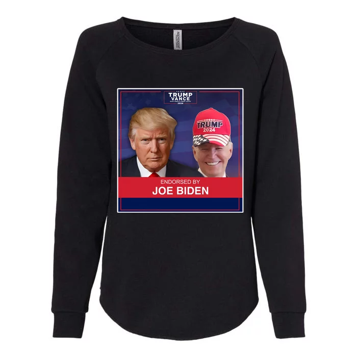 Endorsed By Joe Biden Womens California Wash Sweatshirt