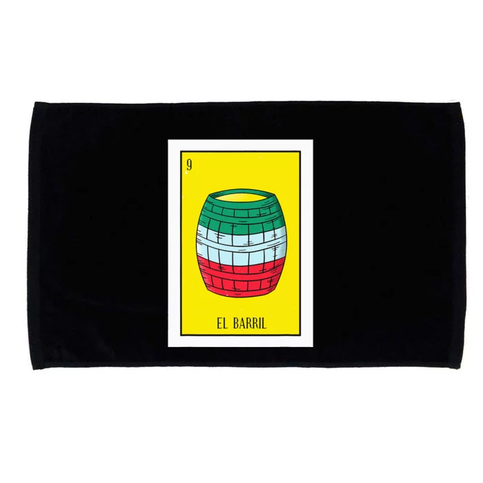 El Barril Lottery Gift The Barrell Card Mexican Lottery Microfiber Hand Towel