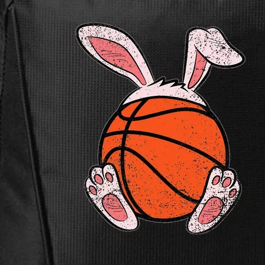 Easter Basketball Lover Bunny Ears Ball Cute Rabbit Sport City Backpack