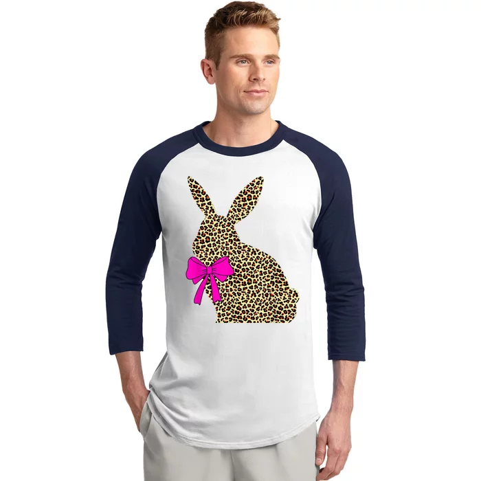 Easter Bunny Leopard Plaid Buffalo Rabbit Easter Day Baseball Sleeve Shirt