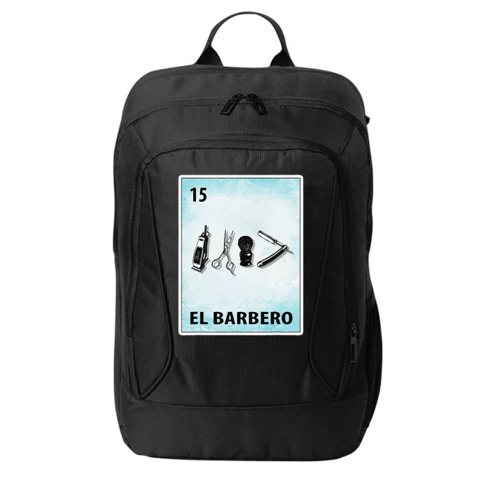 El Barbero Mexican Barber Cards City Backpack