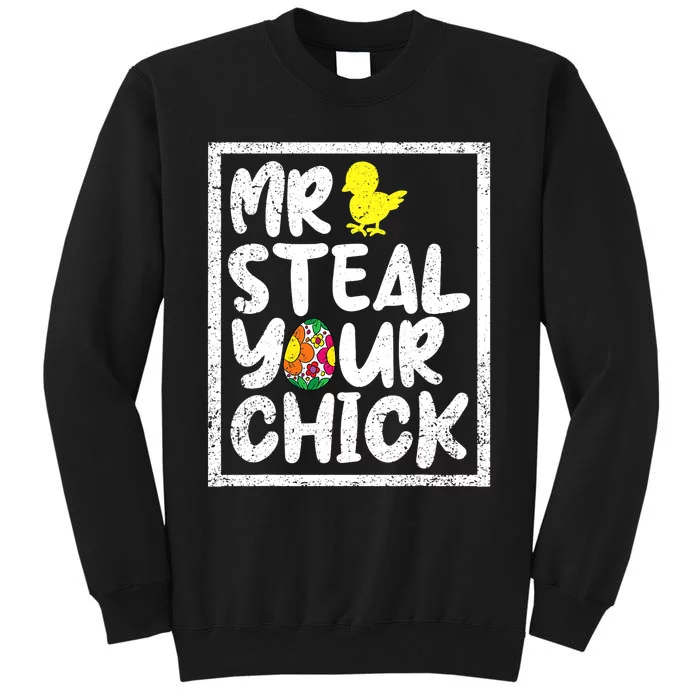 Easter Boy Mr Steal Your Chick Funny Spring Humor Sweatshirt