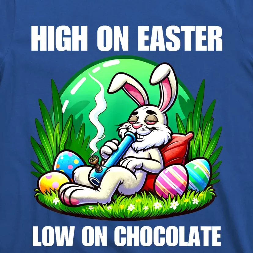 Easter Bunny Marijuana Cannabis Weed Funny 420 Humor Gift T-Shirt