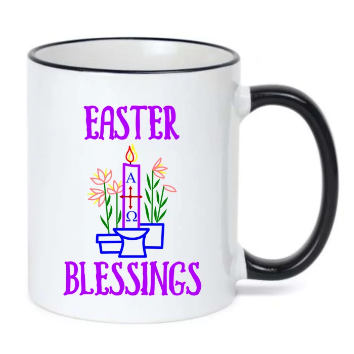 Easter Blessings Meaningful Gift Black Color Changing Mug