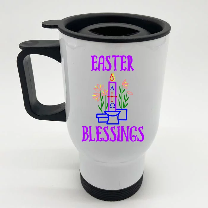 Easter Blessings Meaningful Gift Front & Back Stainless Steel Travel Mug