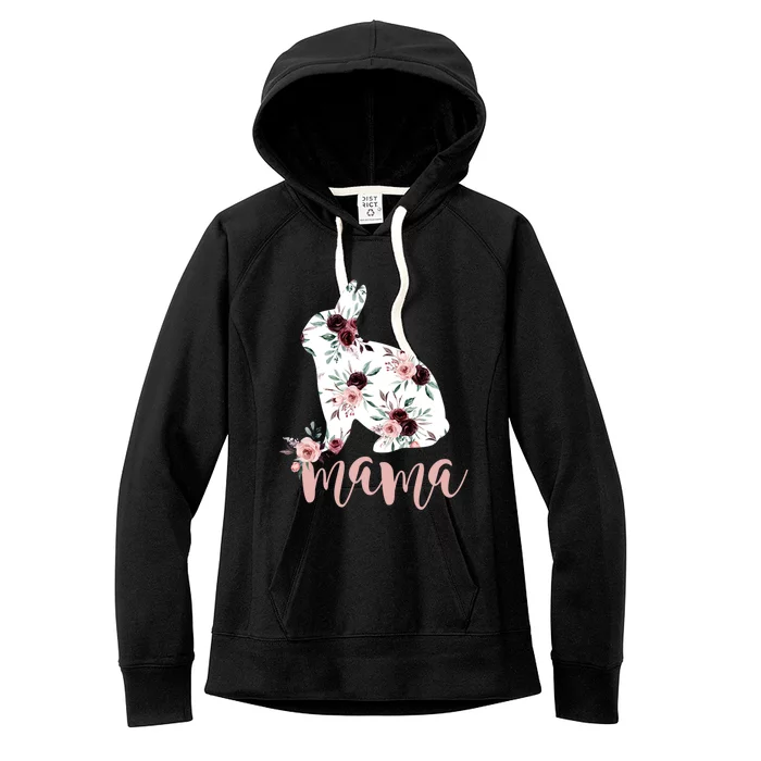 Easter Bunny Mom Mama Bunny Gift Women's Fleece Hoodie