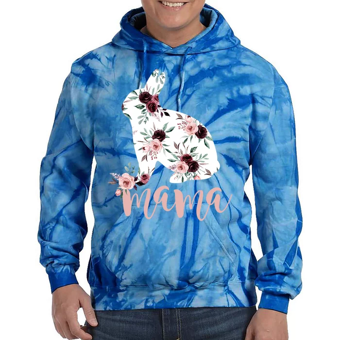 Easter Bunny Mom Mama Bunny Gift Tie Dye Hoodie