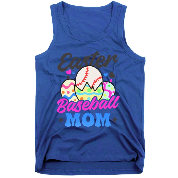 Easter Baseball Mom Design Easter Baseball Meaningful Gift Tank Top