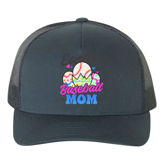 Easter Baseball Mom Design Easter Baseball Gift Yupoong Adult 5-Panel Trucker Hat