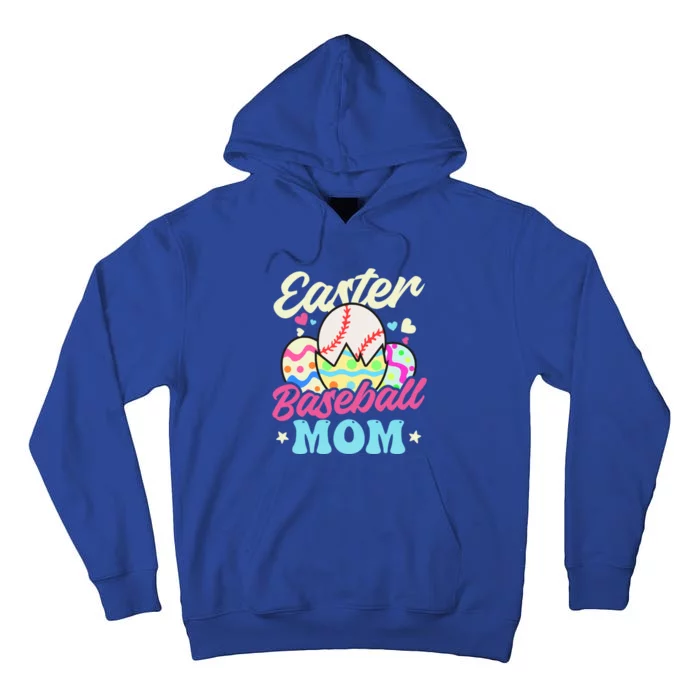 Easter Baseball Mom Design Easter Baseball Gift Tall Hoodie