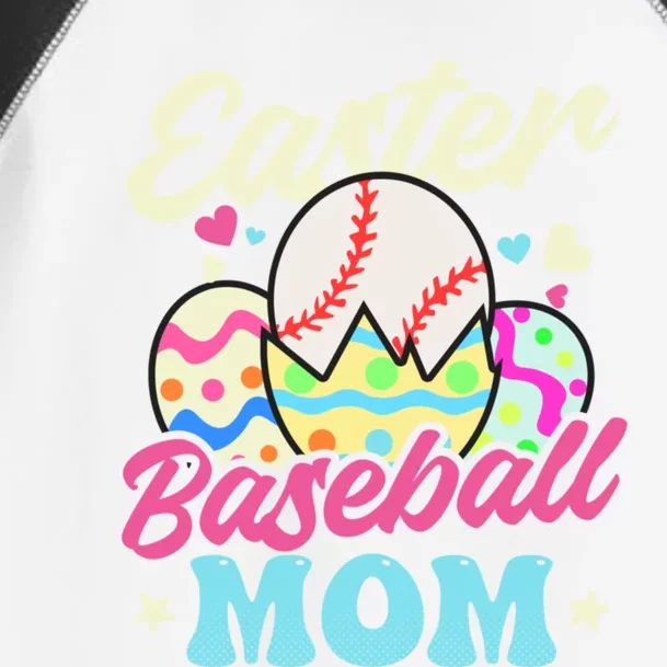 Easter Baseball Mom Design Easter Baseball Gift Toddler Fine Jersey T-Shirt