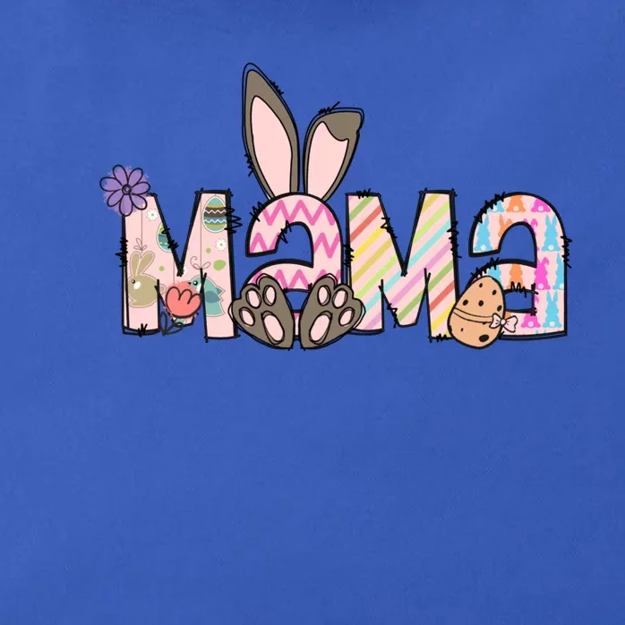 Easter Bunny Mama Easter Matching Family Easter Gift Mom Gift Zip Tote Bag