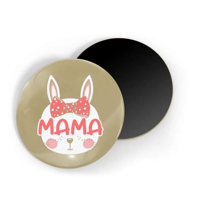 Easter Bunny Mama Matching Family Pink Easter Sunday Magnet