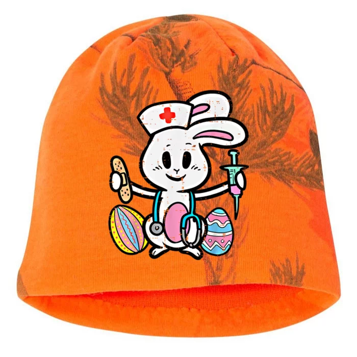 Easter Bunny Nurse Stethoscope Cute Rabbit Scrub Top Gift Kati - Camo Knit Beanie