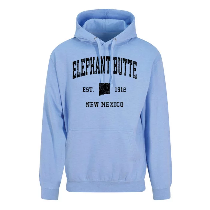 Elephant Butte New Mexico Nm Vintage Athletic Unisex Surf Hoodie